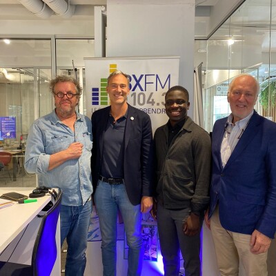 Podcast Emission Politique - Les Engagés Europe - Yvan Verougstraete et David Muongo cover