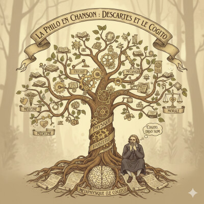 La philo en chanson : DESCARTES ET LE COGITO cover