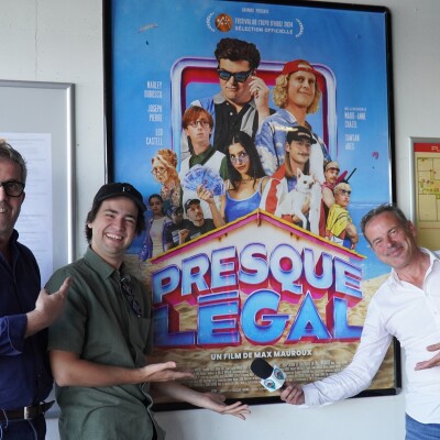 Depuis le cinéma Grand Ecran à La Teste, le réalisateur Arcachonnais Max Mauroux nous présente son film Presque légal qui sort ce mercredi cover