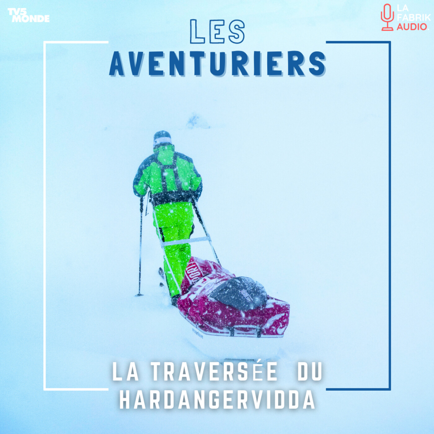 La traversée à ski-pulka du Hardangervidda de Mike