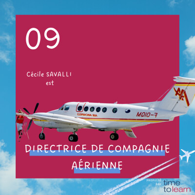 #08 - Cécile Savalli a été directrice de compagnie aérienne👩🏼‍💼 cover