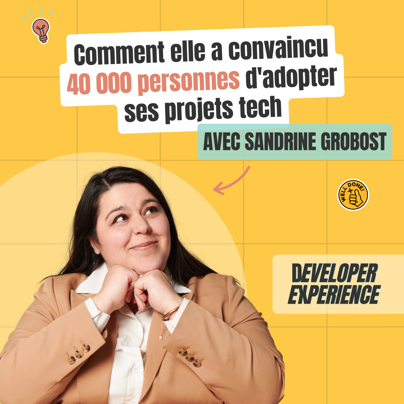Sandrine : Comment elle a convaincu 40 000 personnes d'adopter ses projets tech episode artwork