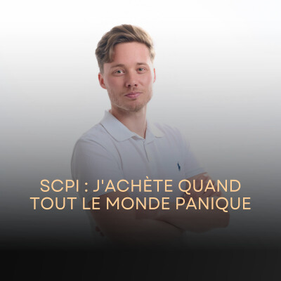 SCPI : j'achète quand tout le monde PANIQUE - Crise immobilière, décote et rendements 2026 cover