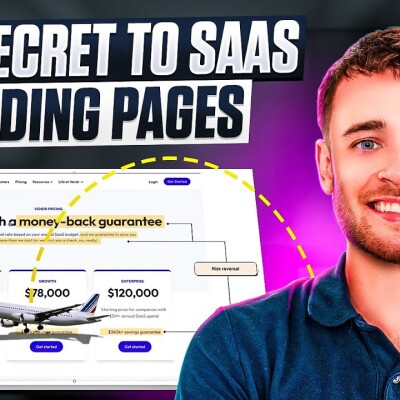 The Secret to SaaS Landing Pages That Convert | Step-by-step breakdown cover