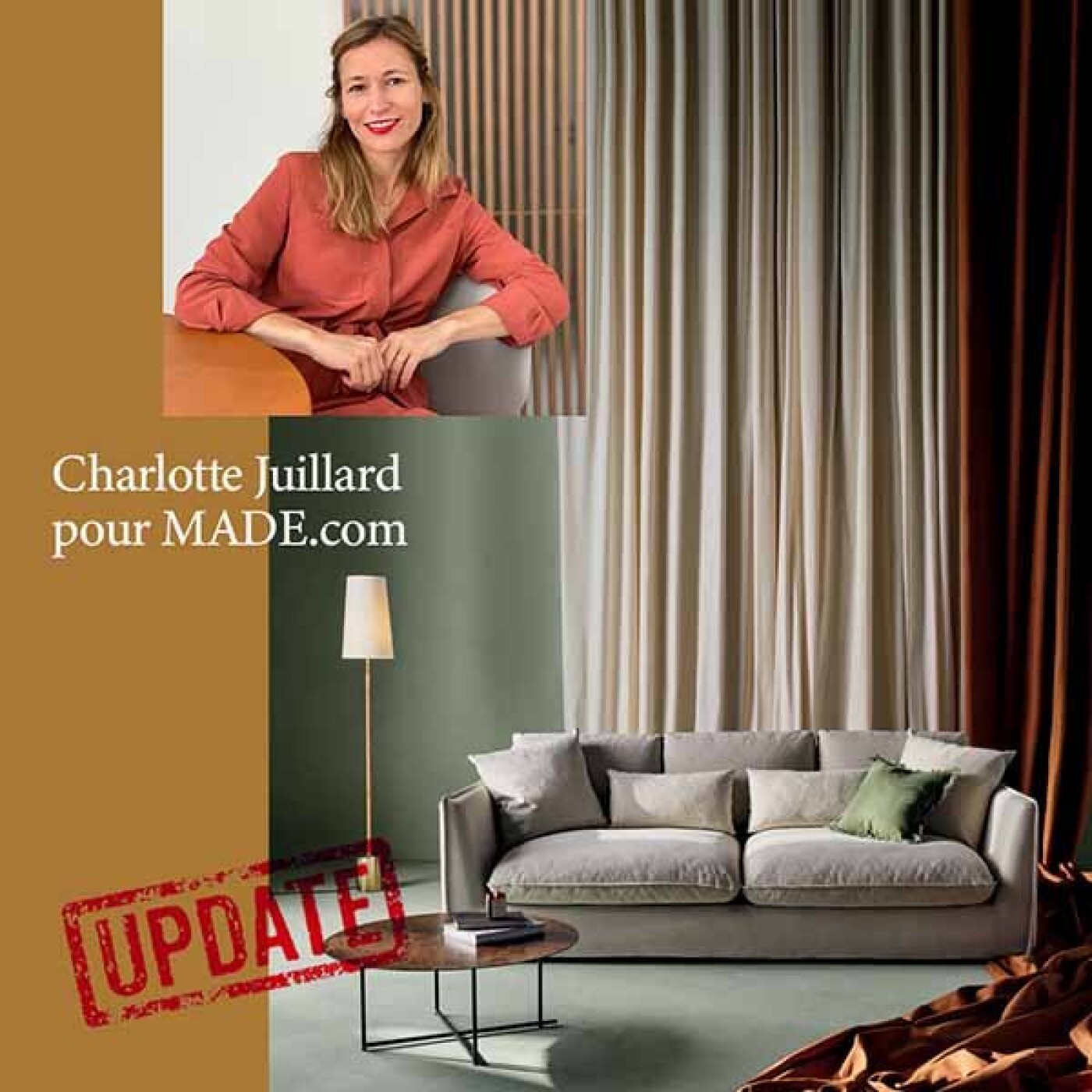UPDATE part1 : la designer Charlotte Juillard raconte sa collab avec Made.com