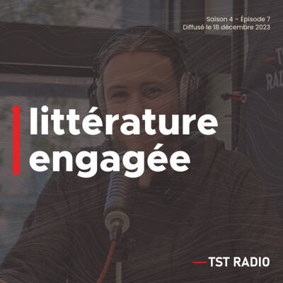 Littérature engagée par Robin cover