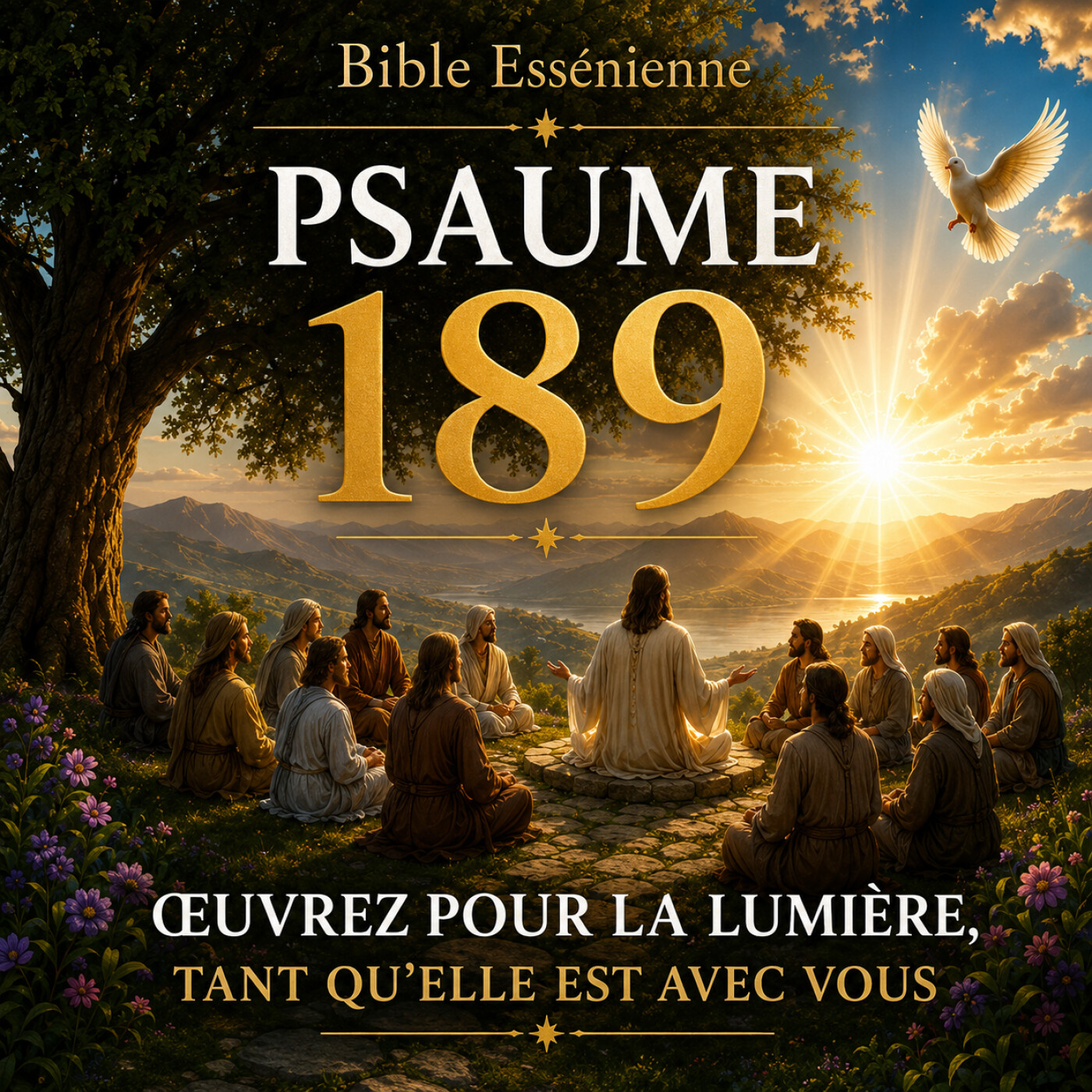Œuvrez pour la Lumière, tant qu’elle est avec vous - Archange Ouriel Psaume 189
