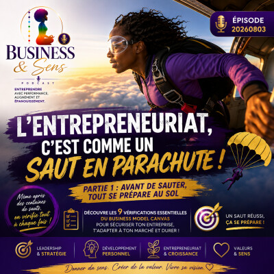 20260803 - L'entrepreneuriat c'est comme un saut en parachute (Partie 1) cover