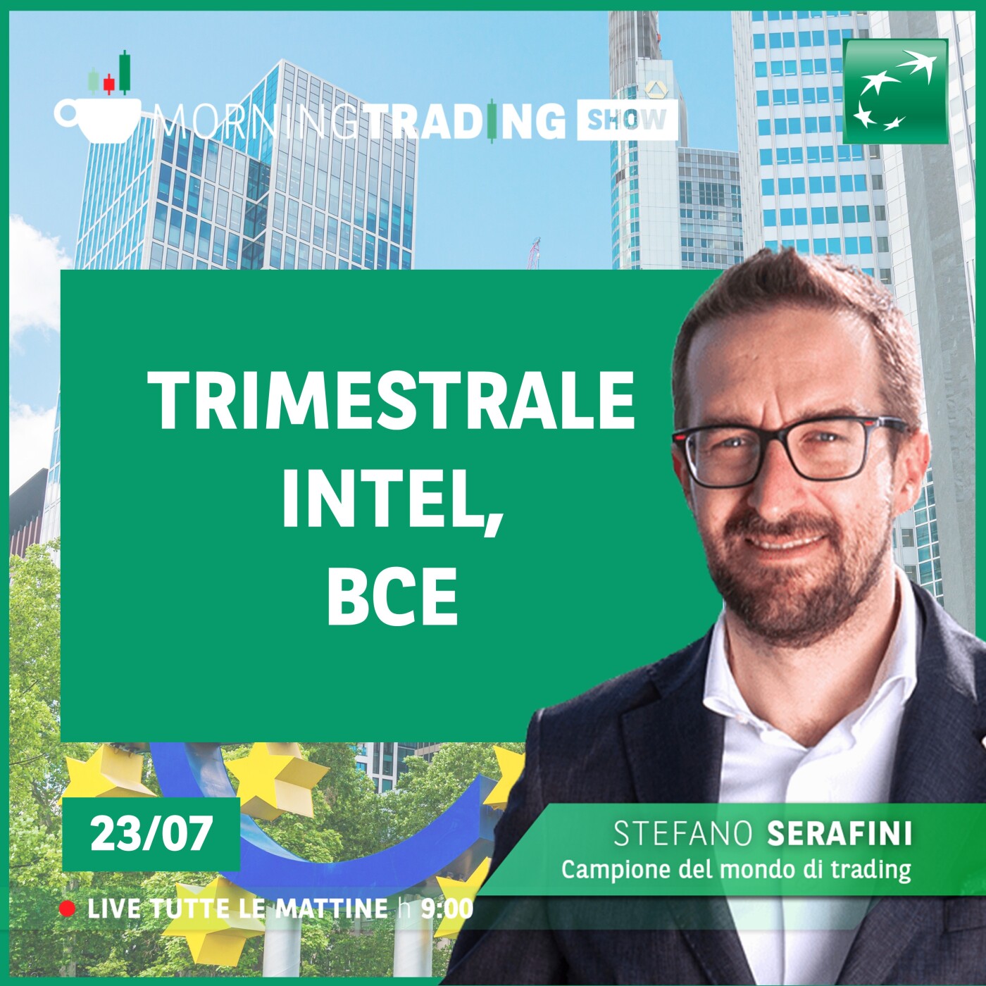 Trimestrale Intel, BCE - Morning Trading Show episode artwork