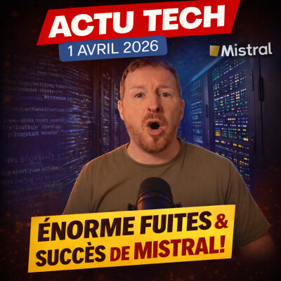 Claude Code fuite et Mistral défonce tout (restez jusqu'à l'outro) cover