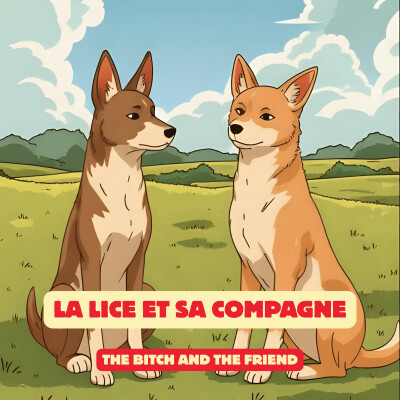 Fable de la fontaine - La lice et sa compagne cover