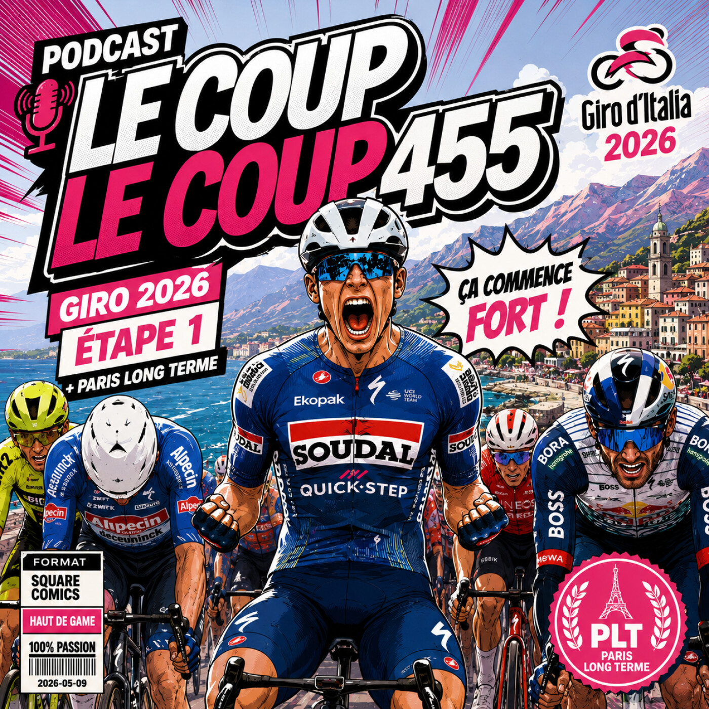 COUP TORDU 455 : GIRO 2026 ETAPE 1 + PLT episode artwork