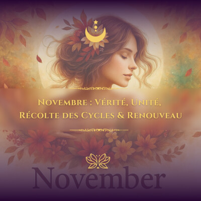 ✨ Énergies de  Novembre : Vérité, Unité, Récolte des Cycles & Renouveau cover