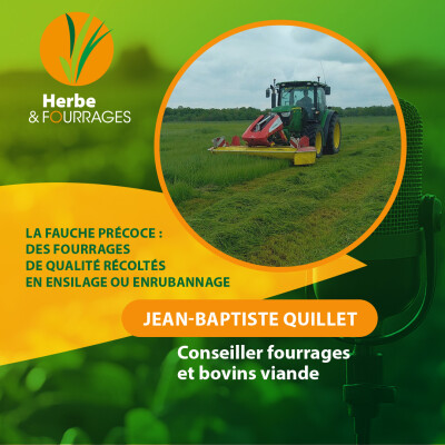 HERBE ET FOURRAGES - La fauche précoce - des fourrages de qualité récoltés en ensilage ou enrubannage cover