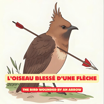 Fable de la fontaine : L'oiseau blessé d'une flèche cover