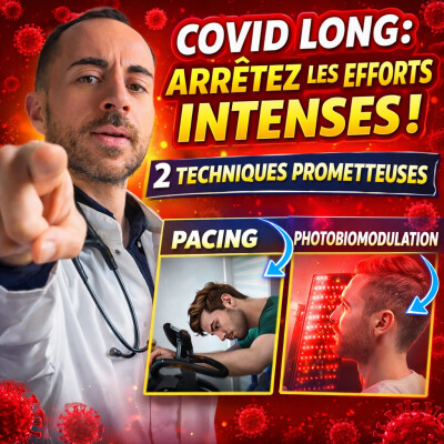 COVID long : l'effort intense détruit ton énergie (pacing et photobiomodulation (PBM) : explication) cover