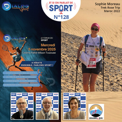 Emission N°128 - Dialog Sport, Portrait Sophie Moreau cover