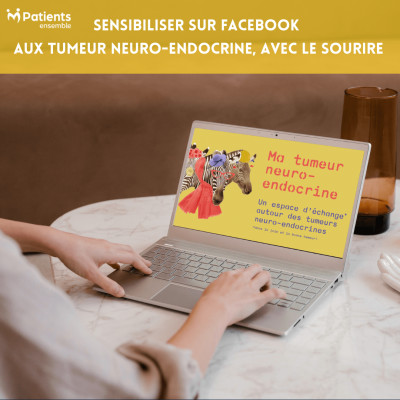 PODCAST 143 - Sensibiliser sur Facebook aux Tumeur Neuro-Endocrine, avec le sourire cover