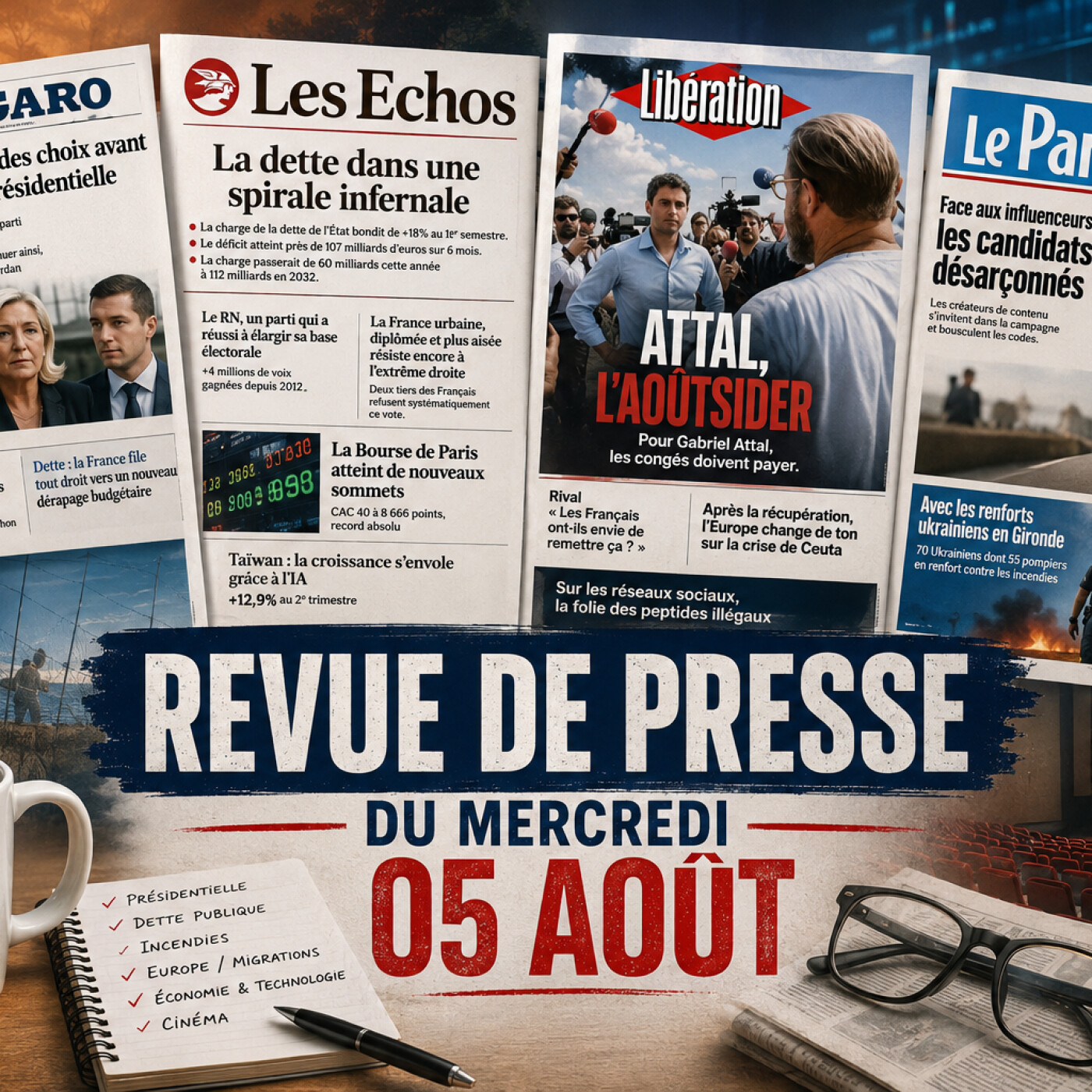 Revue de presse du 05 août episode artwork