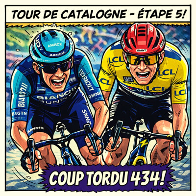 COUP TORDU EPISODE 434 : TOUR DE CATALOGNE ETAPE 5, LA PREVIEW cover