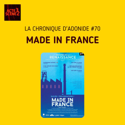 Chronique d'Adonide 70 : MADE IN FRANCE cover