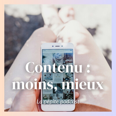 J'ai remis à plat ma création de contenu : moins, mais mieux. Et tu peux faire pareil cover