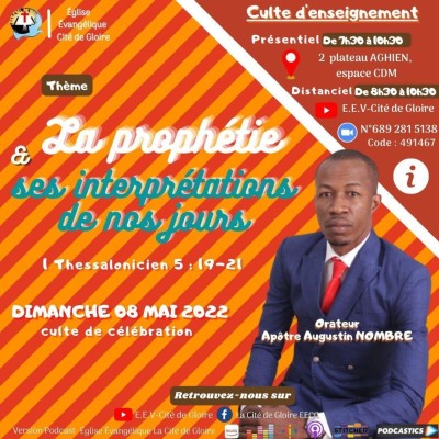 E.E.V-Cité de Gloire: La prophétie et ses interprétations de nos jours cover