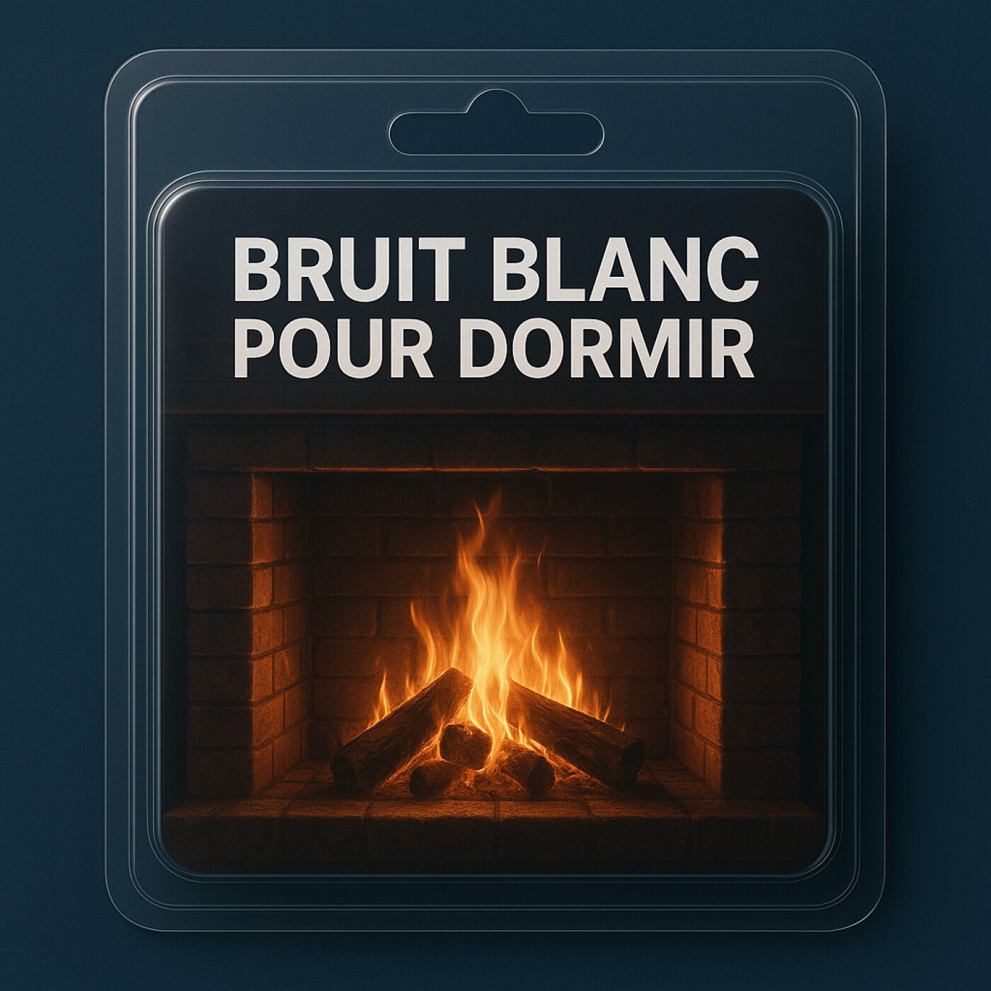 1 H Bruit blanc pour DORMIR | Crépitement du Feu de Cheminée