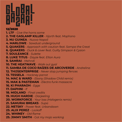 Fantaz - Global Bazar #3 - Quakers, Souleance, LTF, Thijsenterprise, Mac & Ward, Hugh Hardie, Samurai Breaks cover