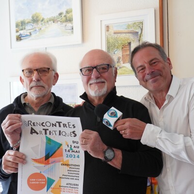 Serge Roubichou et Patrick Aubert vous présentent Les Rencontres Artistiques, à découvrir du 11 au 14 mai à la salle des fêtes de Biganos cover