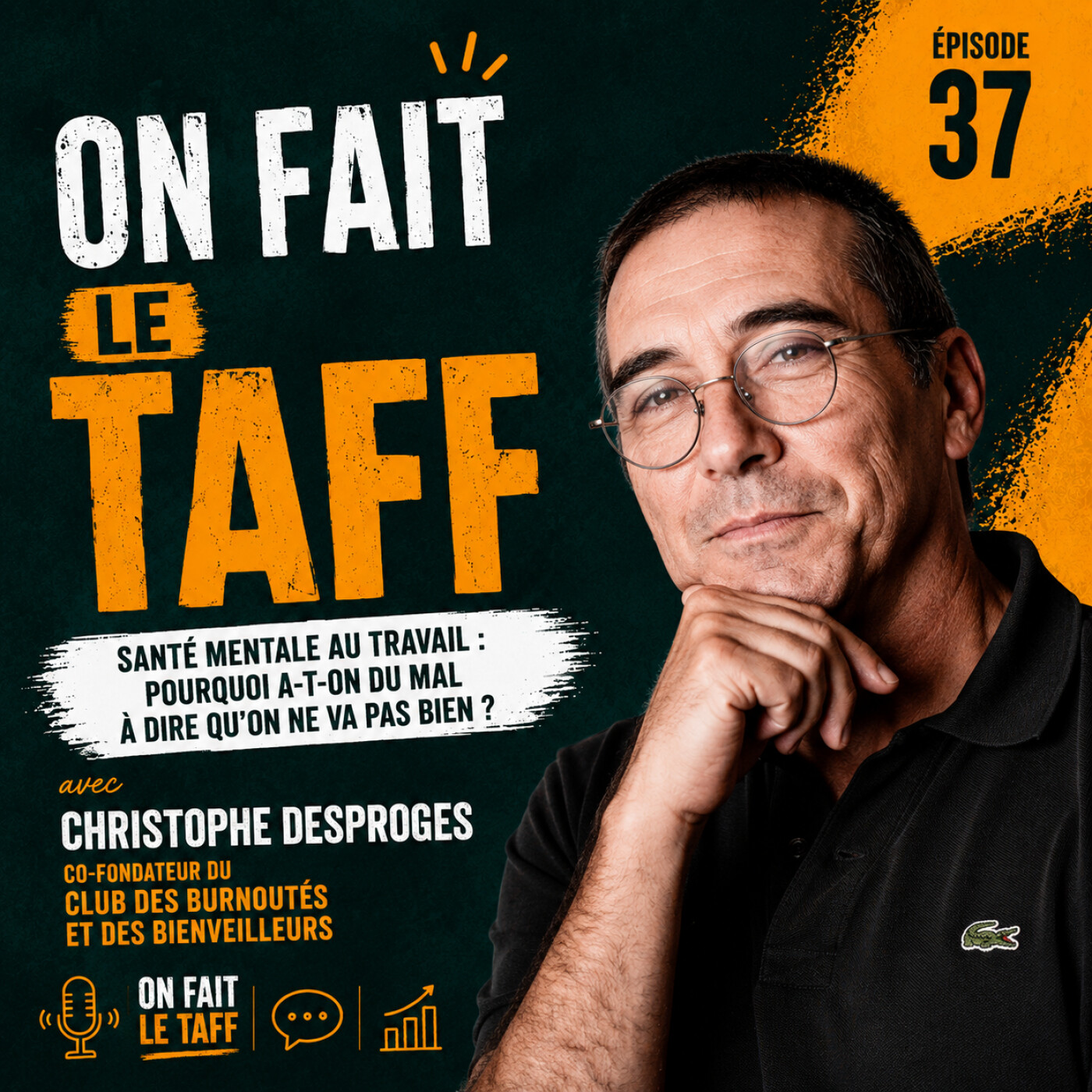 Pourquoi a-t-on du mal à dire qu'on ne va bien? (avec Christophe Desproges) episode artwork