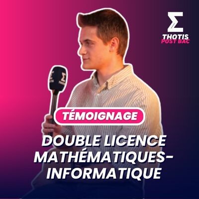 Double licence maths-info : témoignage cover