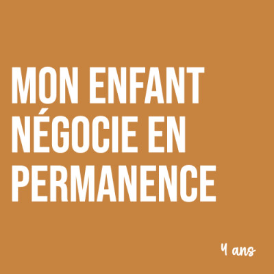 Maman : Mon enfant négocie en permanence (4 ans). Ça rassure les parents ! cover