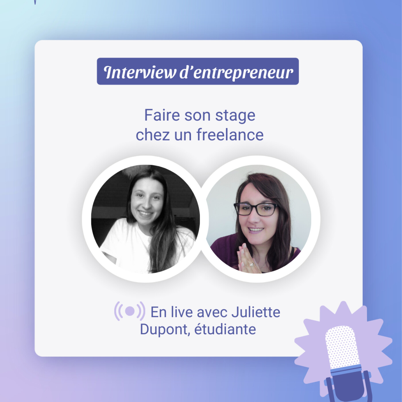 En live avec Juliette, stagiaire chez Lostyn Web - Faire son stage chez un freelance