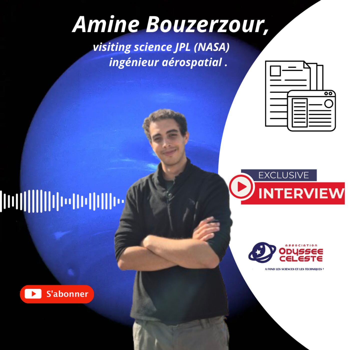 Amine Bouzerzour, ingénieur aérospatial, visiting science JPL(NASA) episode artwork