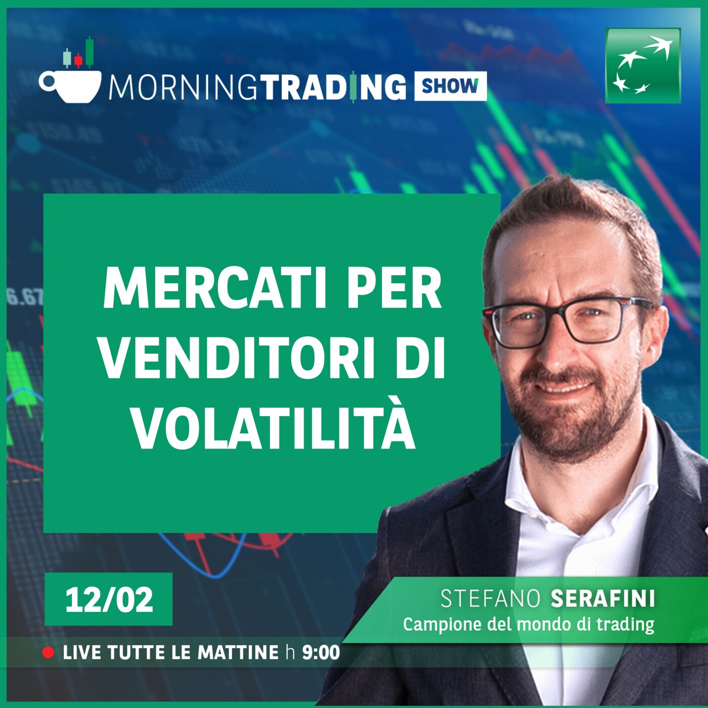 Mercati per venditori di volatilità - Morning Trading Show episode artwork
