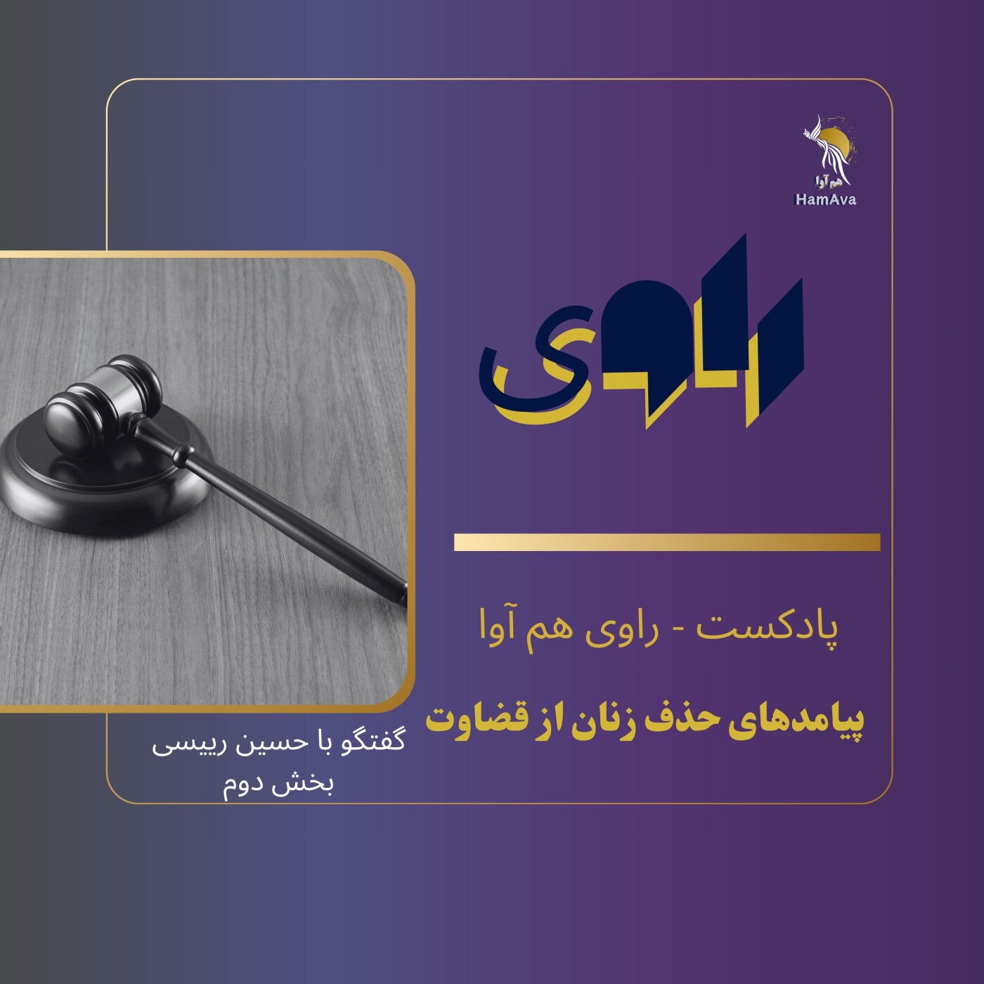 پیامدهای حذف زنان از قضاوت - گفتگو با حسین رییسی بخش دوم پیامدهای حذف زنان از قضاوت - گفتگو با حسین رییسی بخش دوم