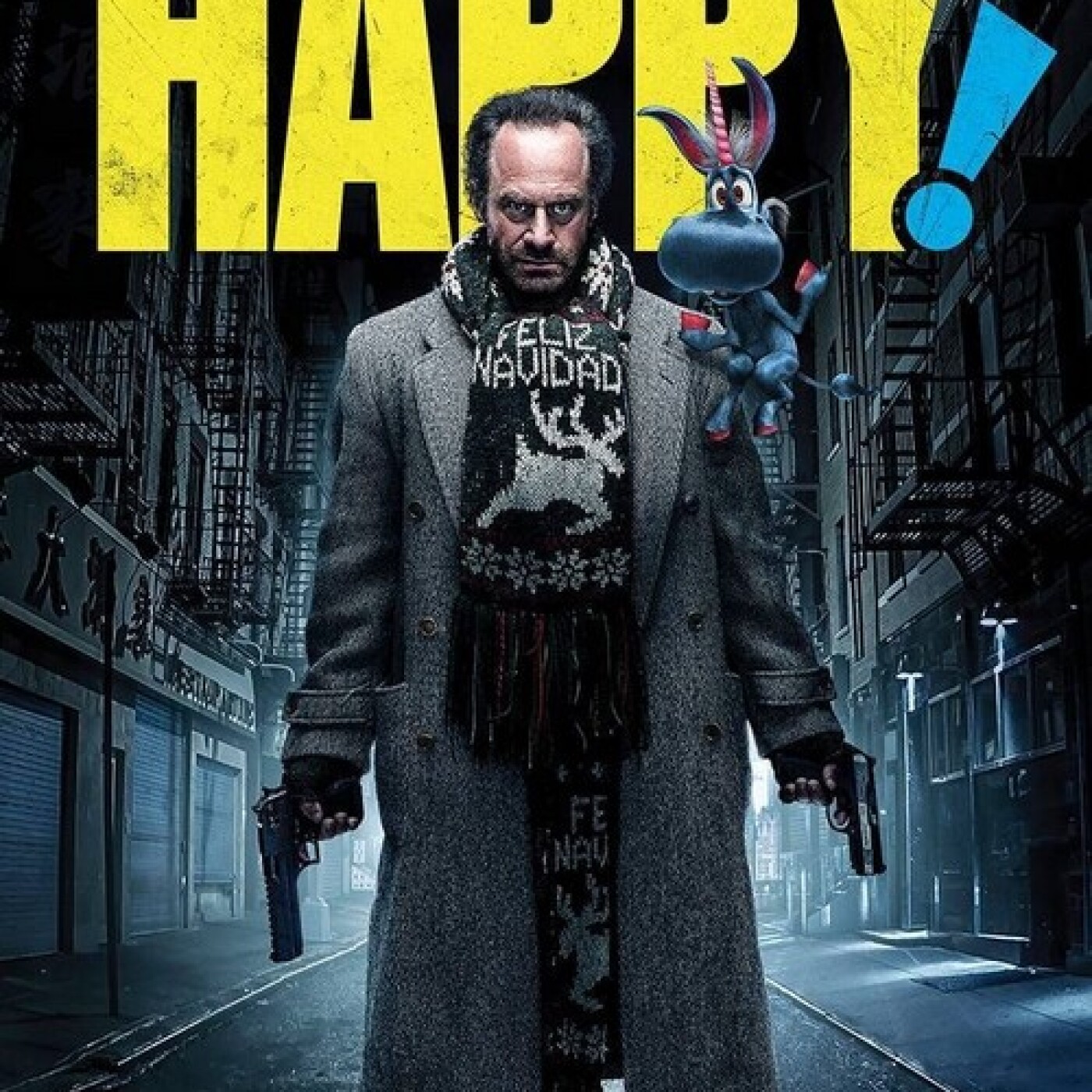 On a revu Happy !, la série policière déjantée avec Christopher Meloni ! Un certain goût pour le noir #159