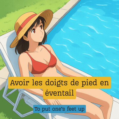 Expression française : "Avoir les doigts de pied en éventail" et une petite présentation sur les pieds cover