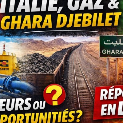 Italie, gaz naturel et Gara Djebilet : analyse et réponses en live cover