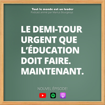 Ép. 153 - Le demi-tour urgent que l’éducation doit faire. Maintenant. cover
