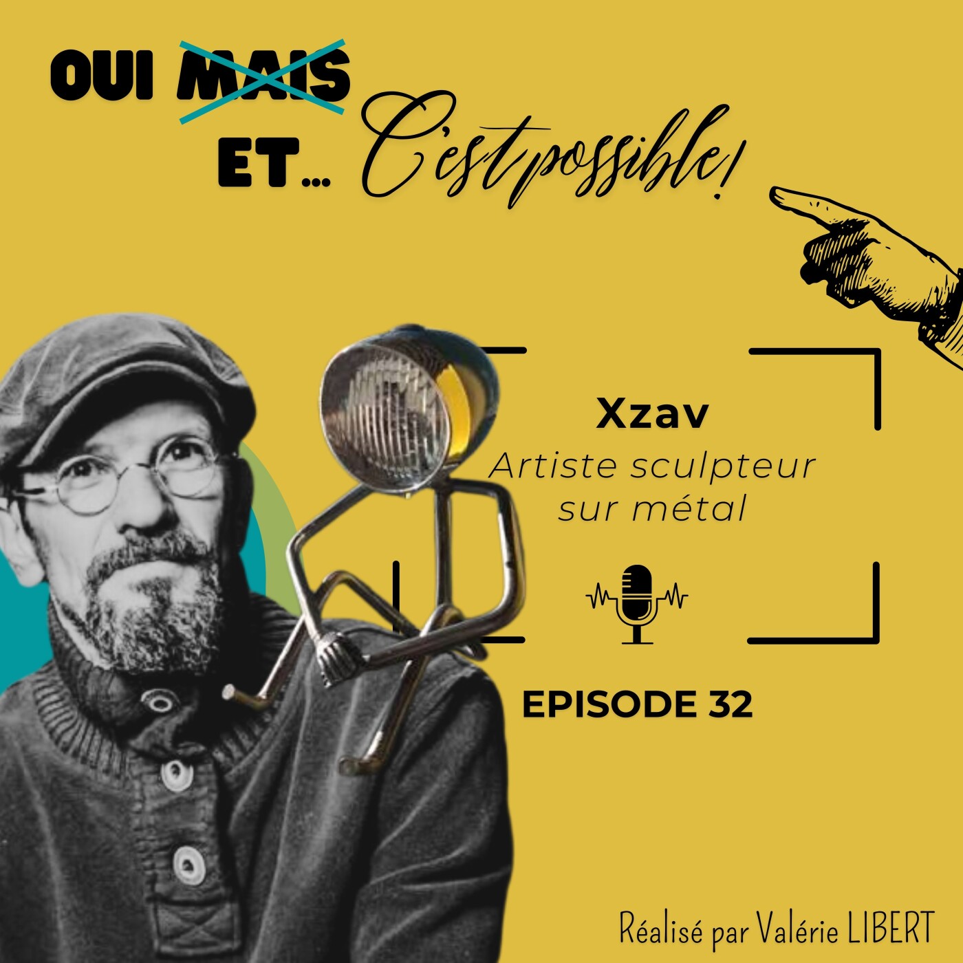 EP 32 - XZAV, de cuisinier à artiste sculpteur sur métal, être un électron libre pour suivre ses envies et ses passions. episode artwork