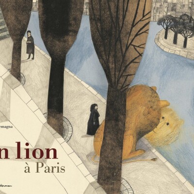 Présentation du livre Un lion à Paris - Ecole de Petreto Bicchisano 2026-03 cover