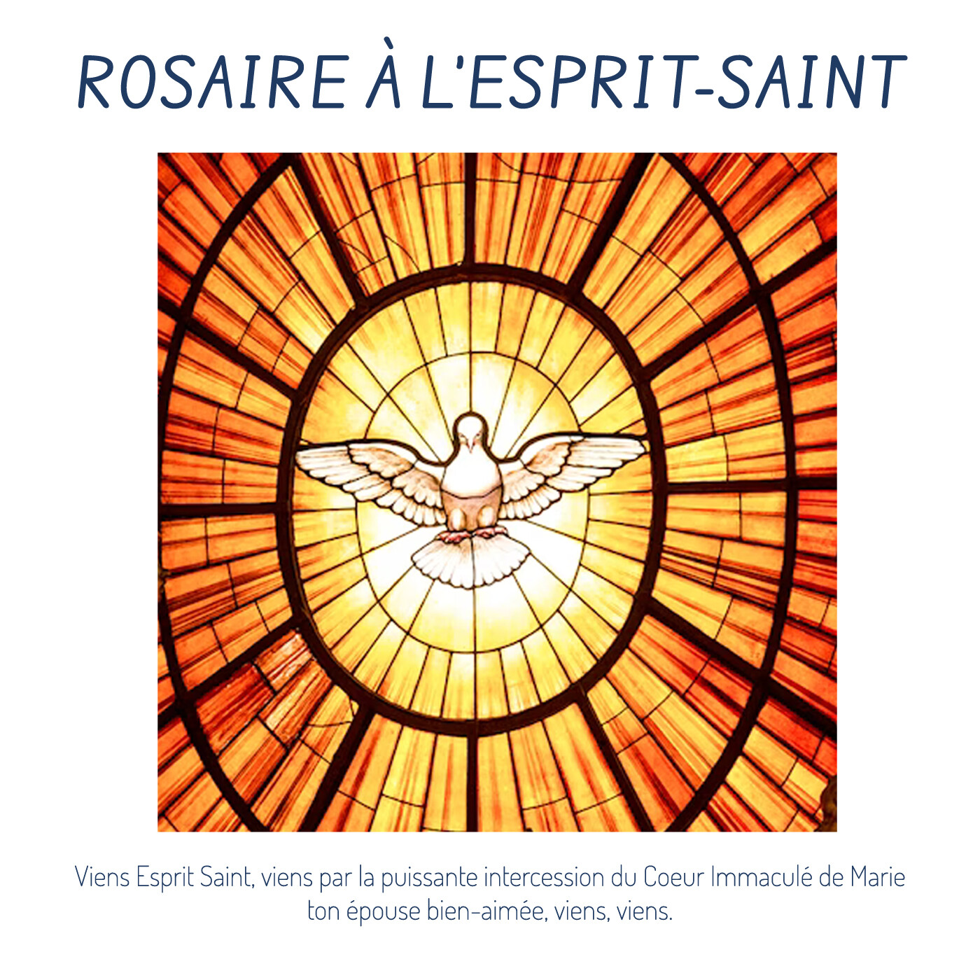 Rosaire à l'Esprit-Saint