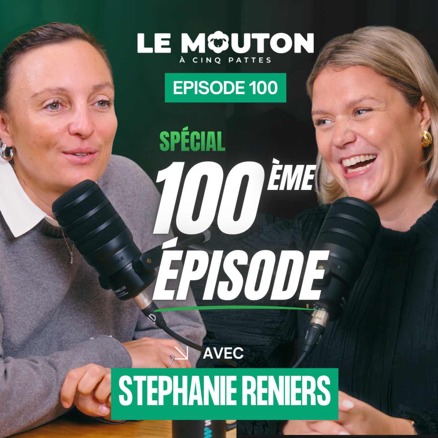 #EP100 Pour le 100e épisode, Stéphanie passe de l’autre côté du micro | Eva x Stéphanie episode artwork