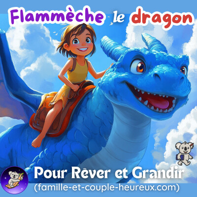 Flammèche le Dragon 🐉 | Histoire pour Dormir Magique et Apaisante pour Enfants 🌙 | Histoire du soir cover
