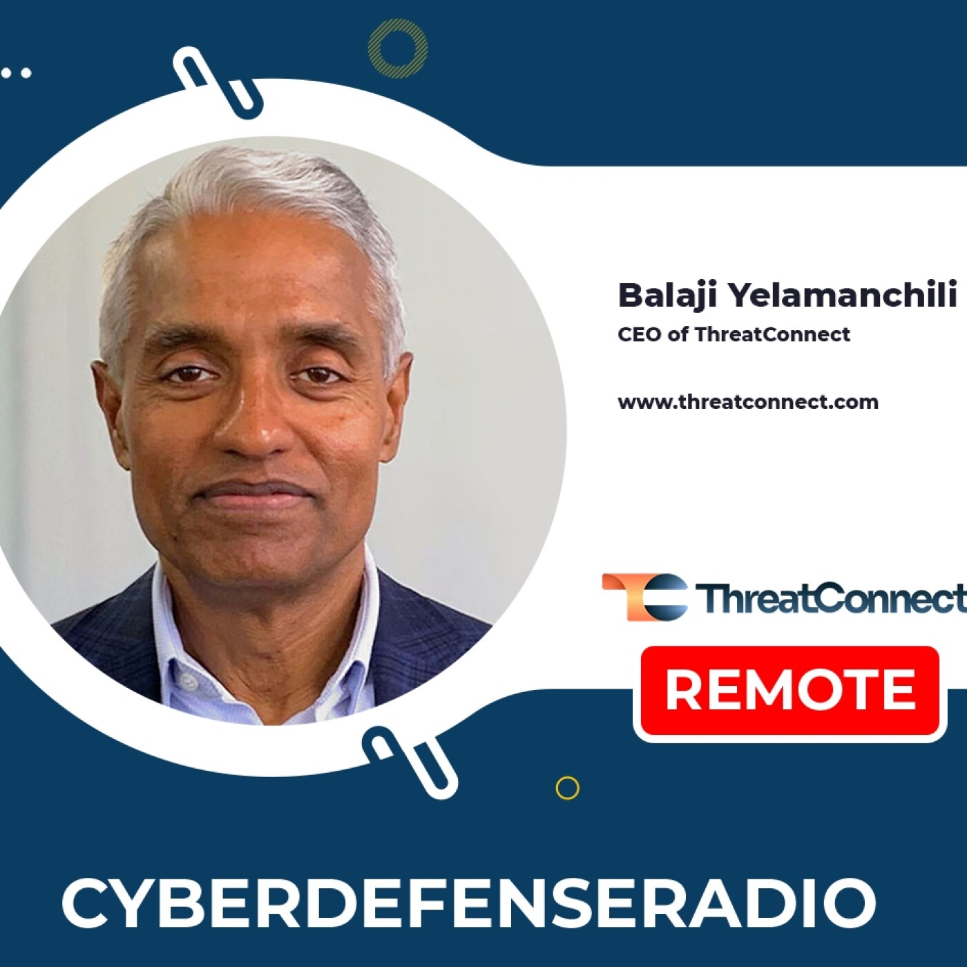 Cyber Defense Radio - Balaji Yelamanchili - ThreatConnect - Hotseat - Podcast - 2025