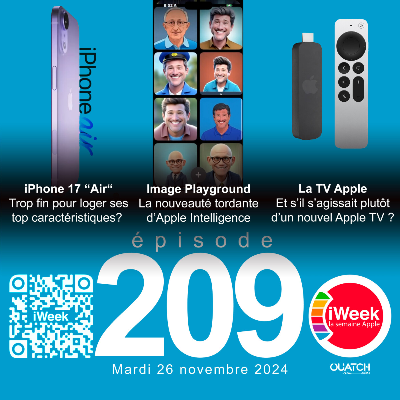 cover of episode iPhone 17 Air et la démo d’Image Playground sous iOS 18.2