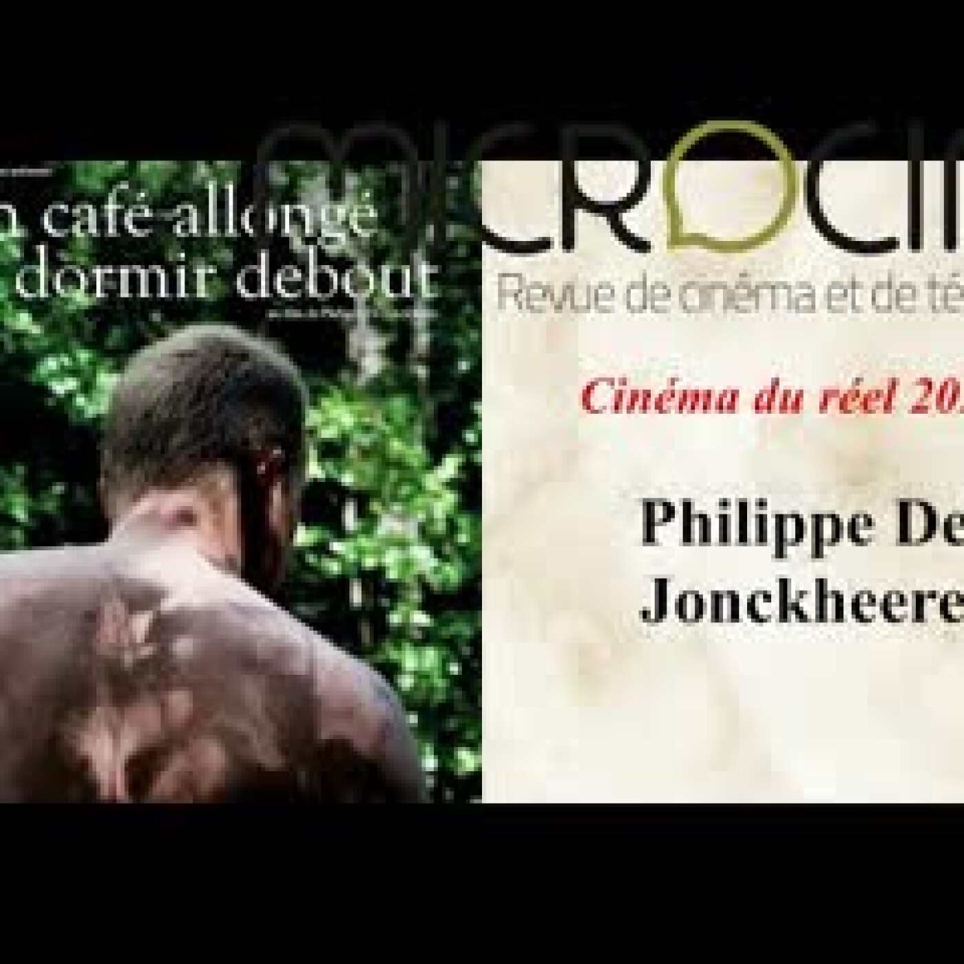 Cinéma du réel 2023 - Philippe De Jonckheere (Un café allongé à dormir debout) episode artwork