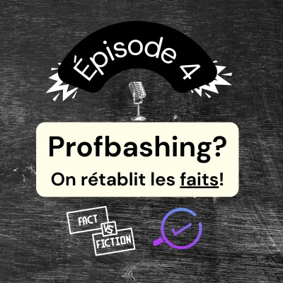Profbashing? On rétablit les faits! cover
